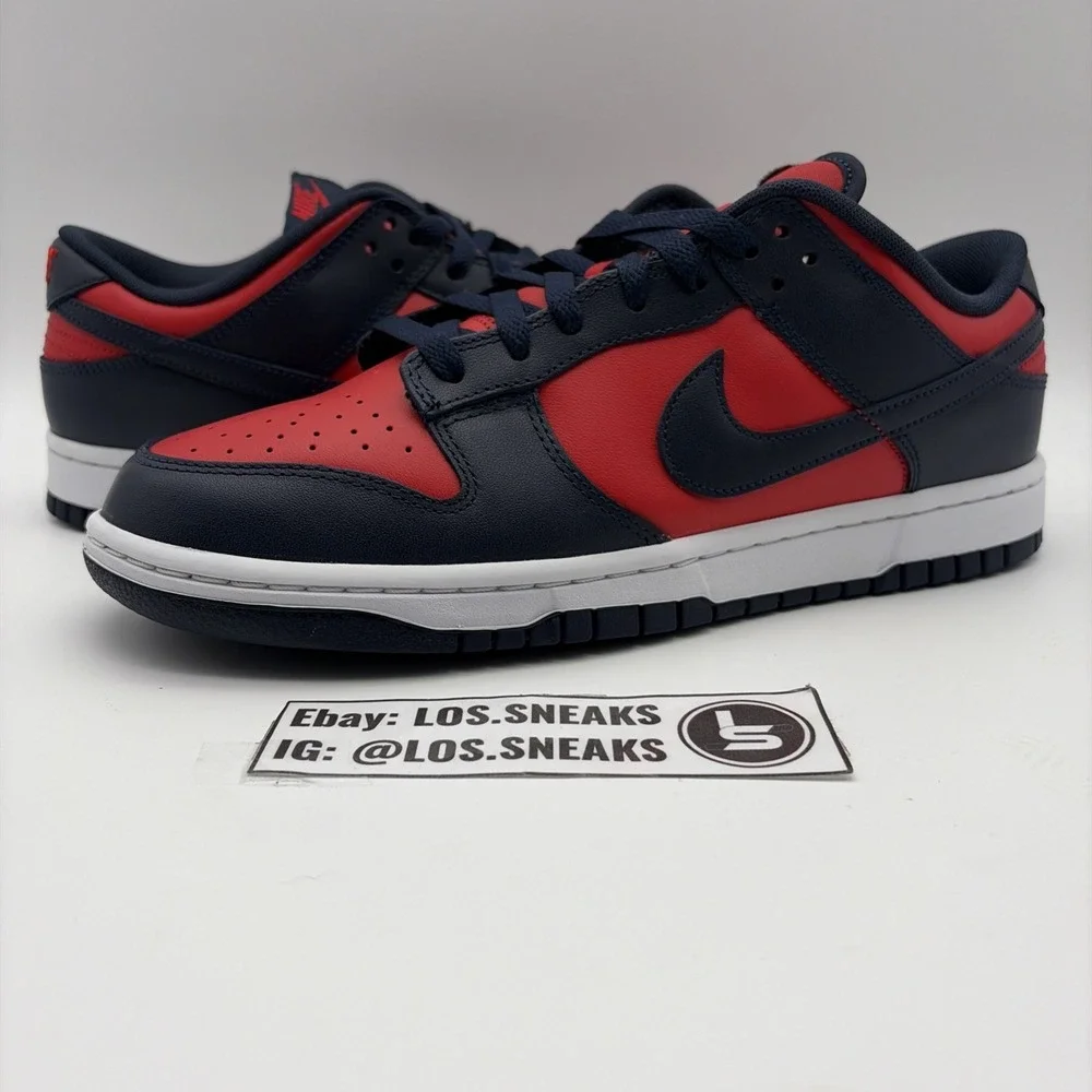 Size 11 - Nike Dunk Retro 2024 Low Navy Red (dv0833-601)